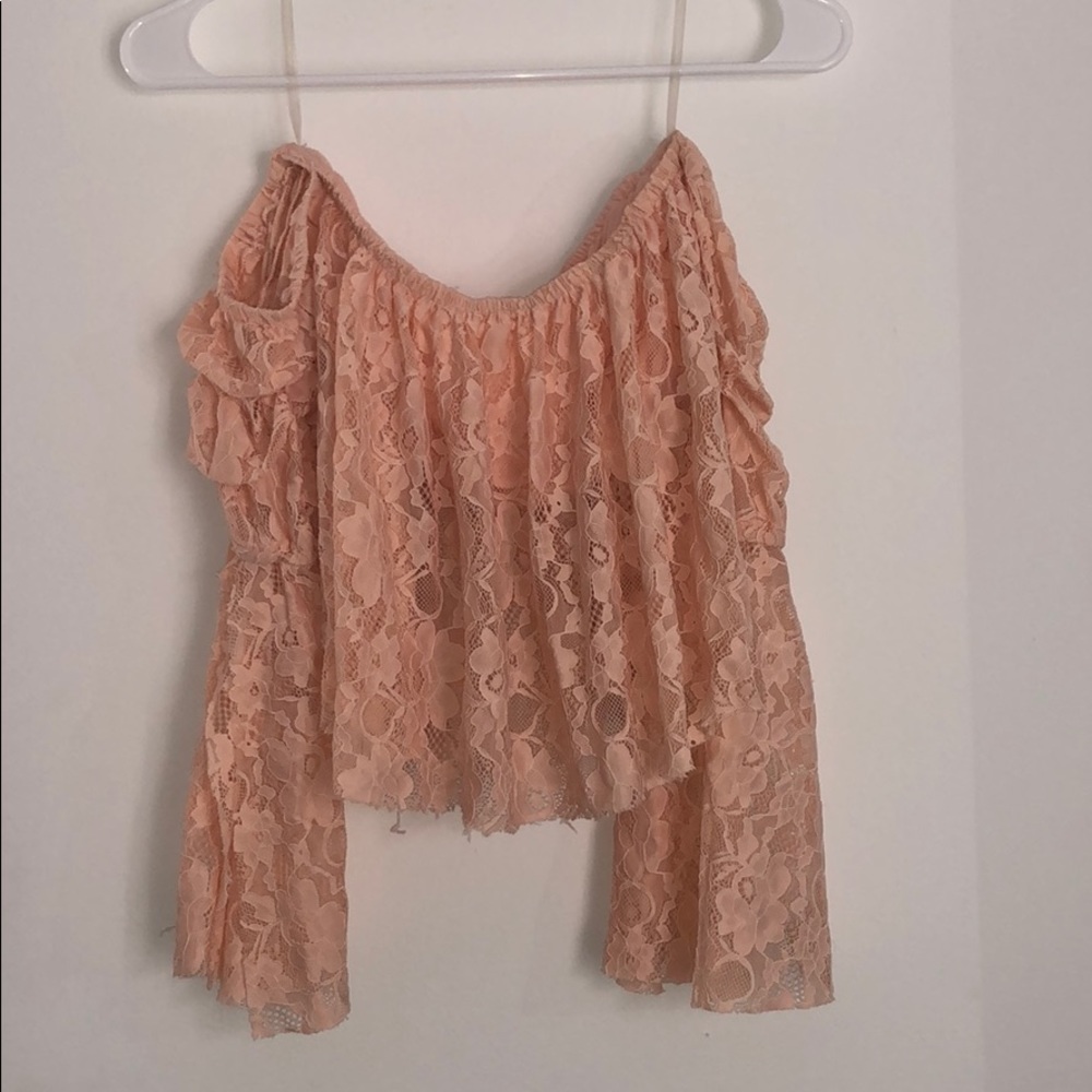 Flouncy off the shoulder top